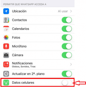 Desactivar Whatsapp IOS