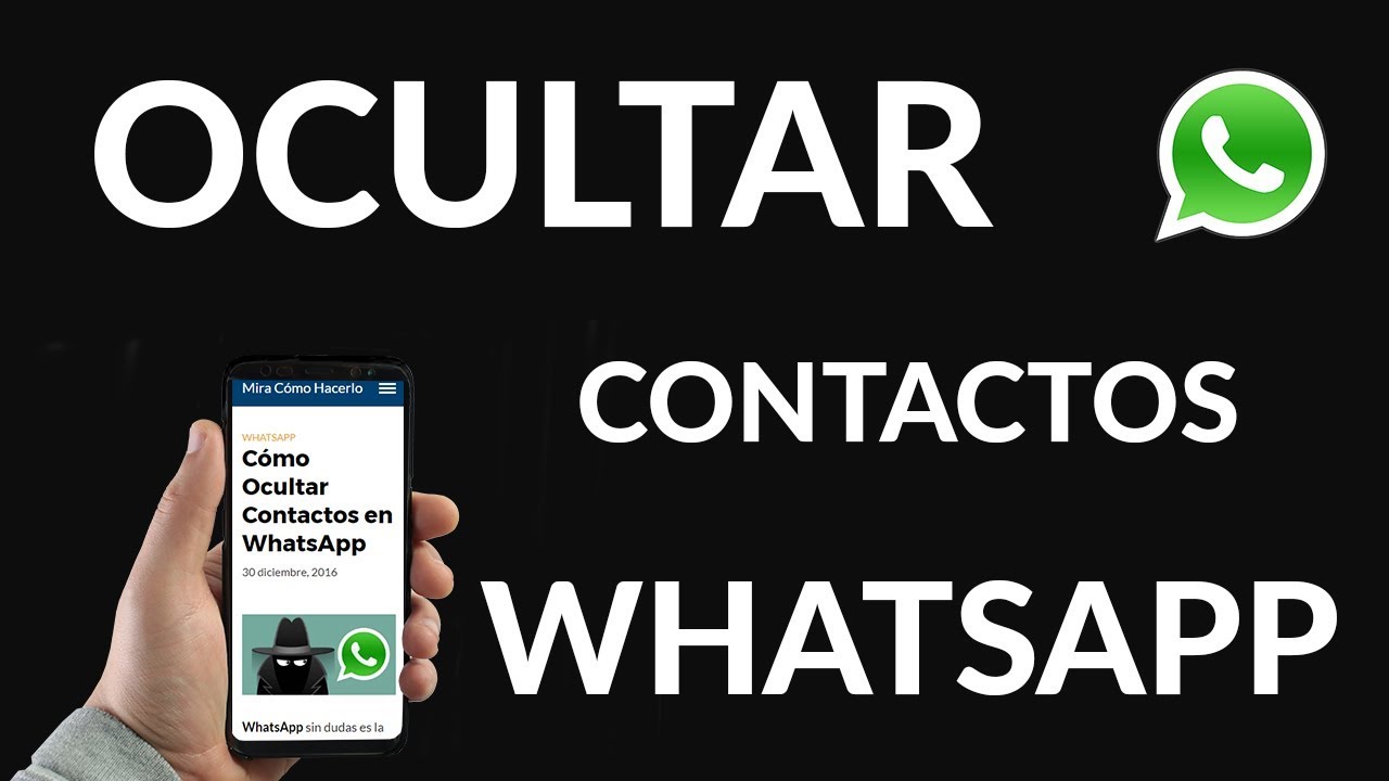 ¿Cómo ocultar un contacto en WhatsApp Plus?